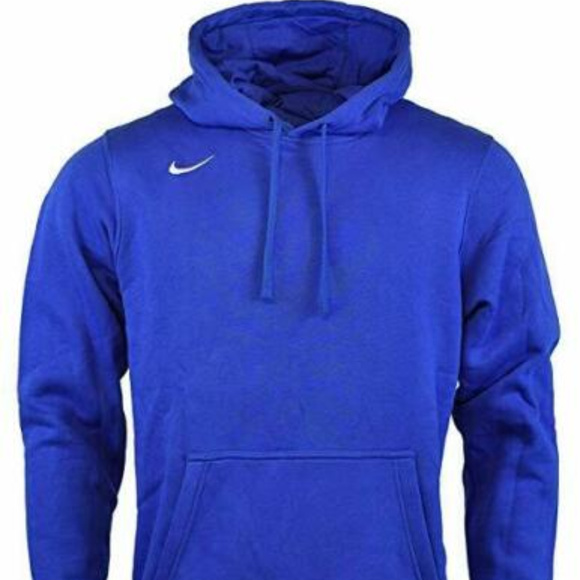 Nike Men's Pullover Fleece Club Hoodie Royal Large - Picture 3 of 3